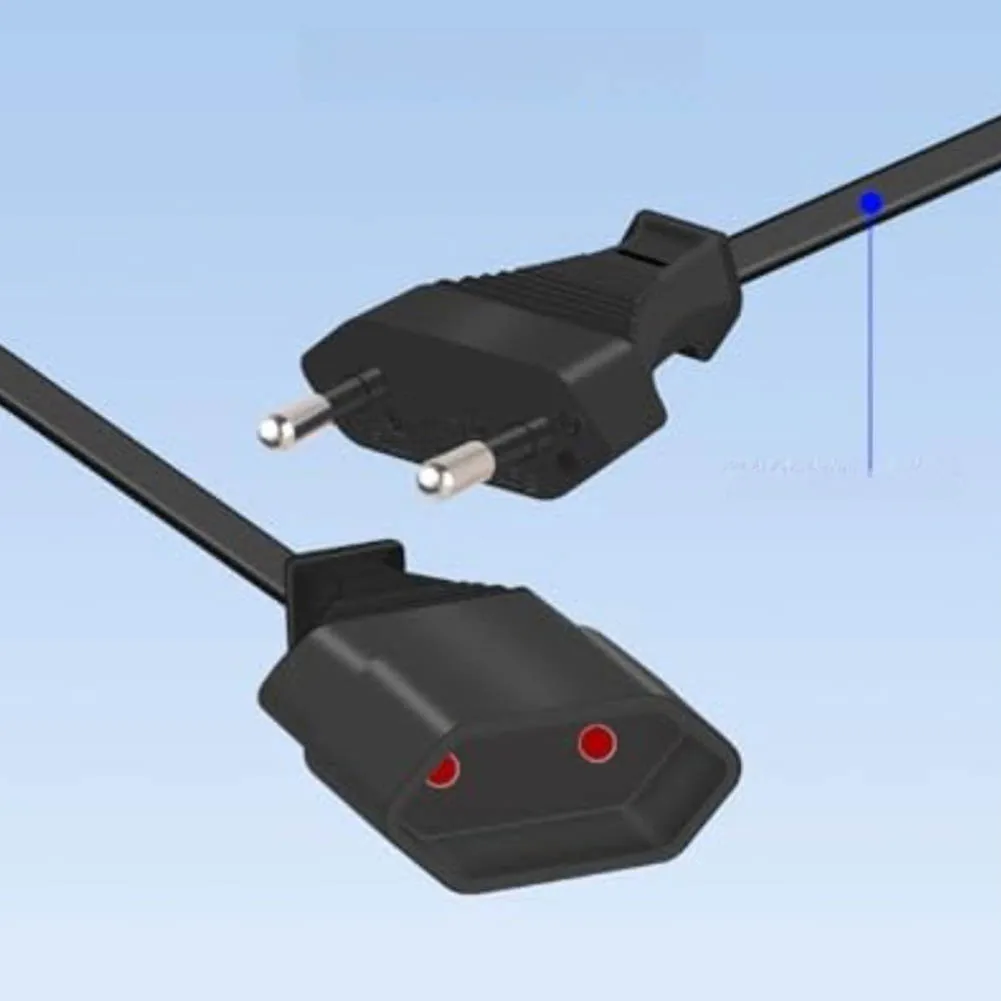 EU 연장 코드 3-in-1 플랫 타입 C 전원 분배기 멀티 아울렛 2.5A 250V 모니터 TV 가전용