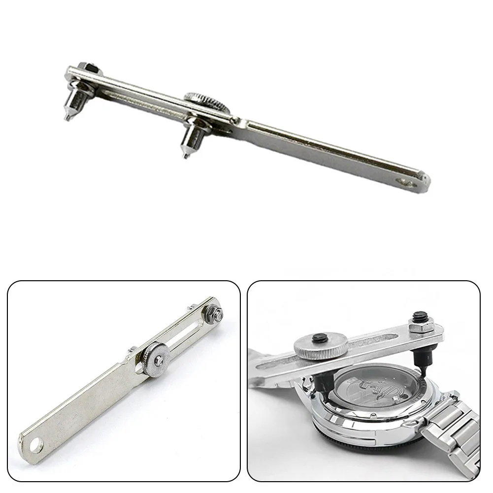 Watch Adjustable Opener Back Case Press Closer Remover Repair Watchmaker Tool Two-jaw Spanner Watch Cover Remove Watch Tools