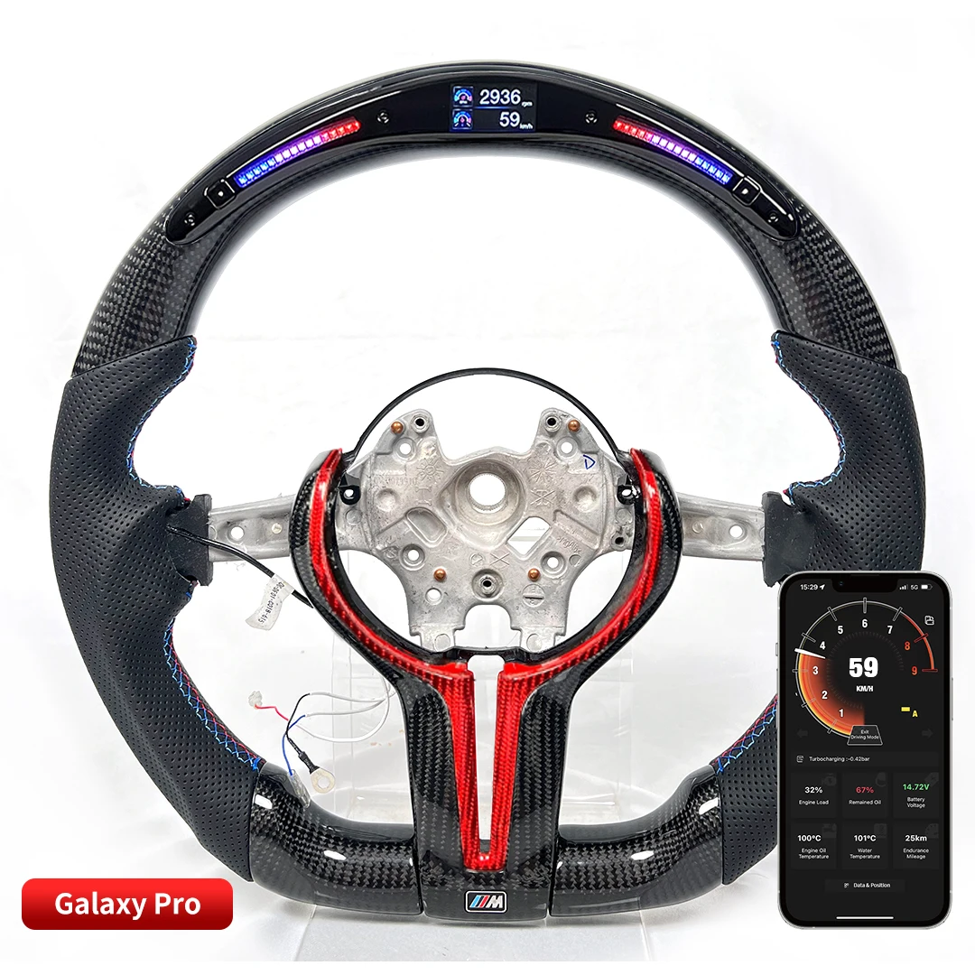 

Race Display LED Light Up Steering Wheel compatible for BMW M3 M4 M5 M6