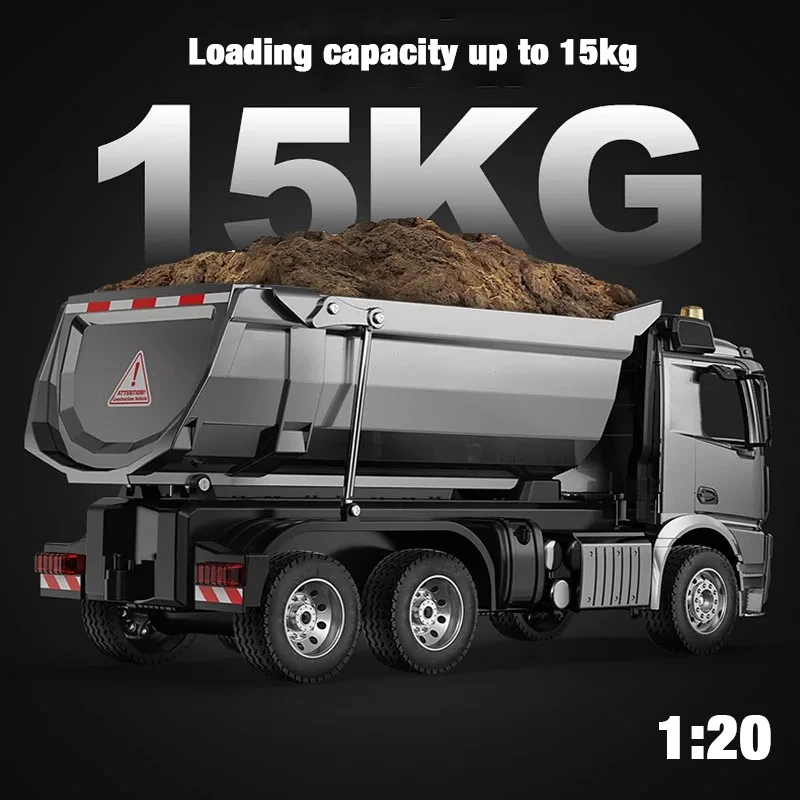 

Радиоуправляемый грузовик 2,4G Double-E 1:20 E590, самосвал с дистанционным управлением, трактор, автомобили, Инженерная техника, пляжные игрушки для детей, подарки