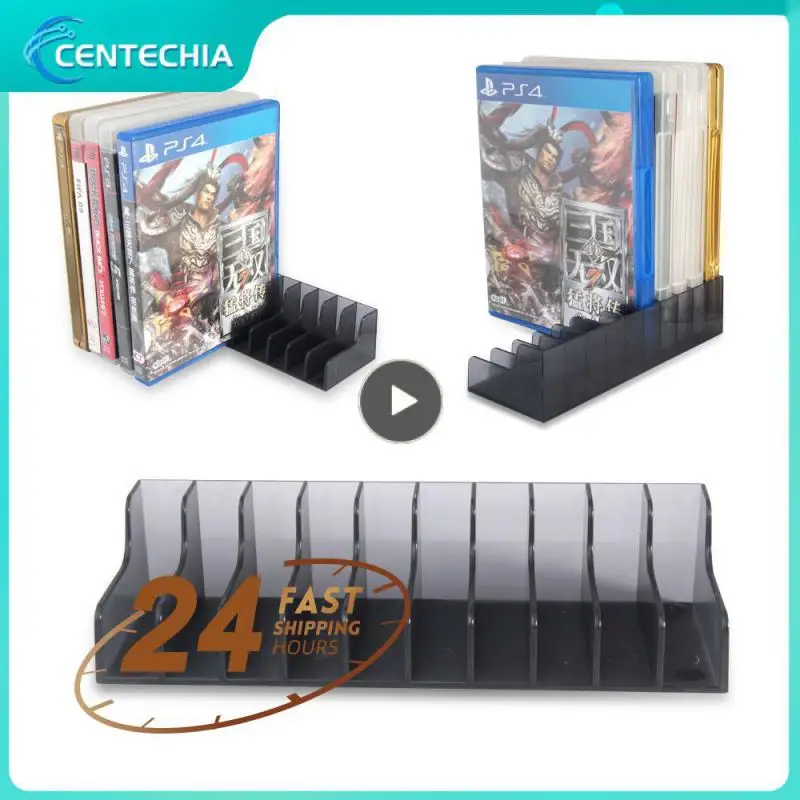 Ivyueenfor Switch Oled Console Game Card Box Storage Stand Holder Per Nindoswitch Lite Disk Card Holder Stand