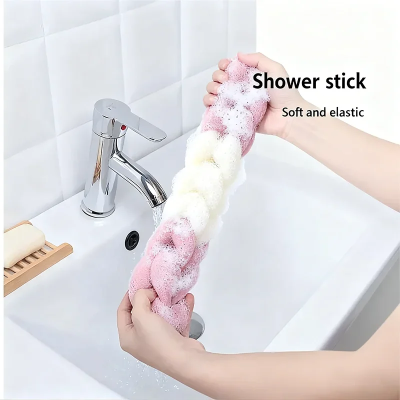 Vibrant Exfoliating Mesh Foam Bath Strips & Sponges