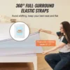 Mattress Topper Premium Memory Foam Fiber Fill Queen Size 3 in Thickness 5