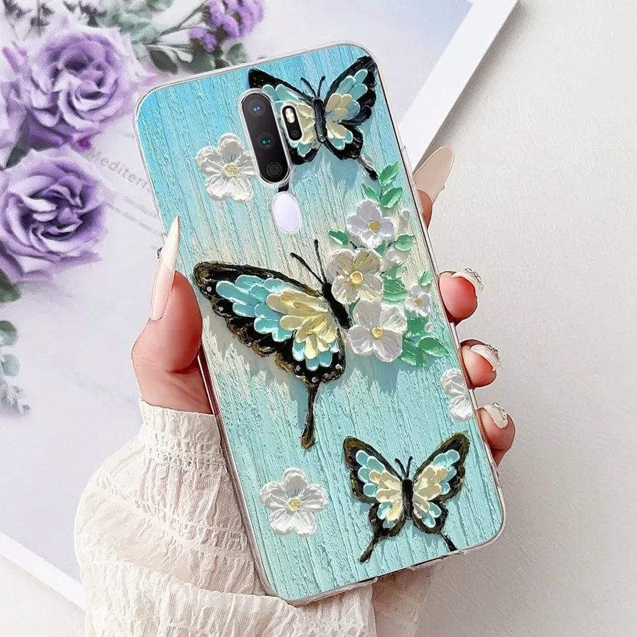 Cute Cat Luxury Painted Soft Slim Phone Case - Stylish Protective Cover