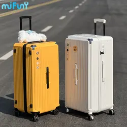 MiFuny Rolling Luggage Cabin Holiday Suitcase Set Couples Travel Anti-Fall Password Package Outing Carry on Luggage with Wheels