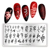 BORN PRETTY Snake Pattern Stamping Plates For Nails Stainless Steel Rectangle Nail Art Template Christmas Artist  Animal-L009 4