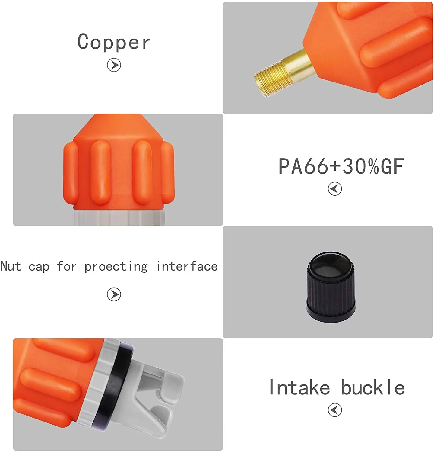 Air Valve Adaptor for SUP Board Rowing Boat Kayak Inflatable Pump