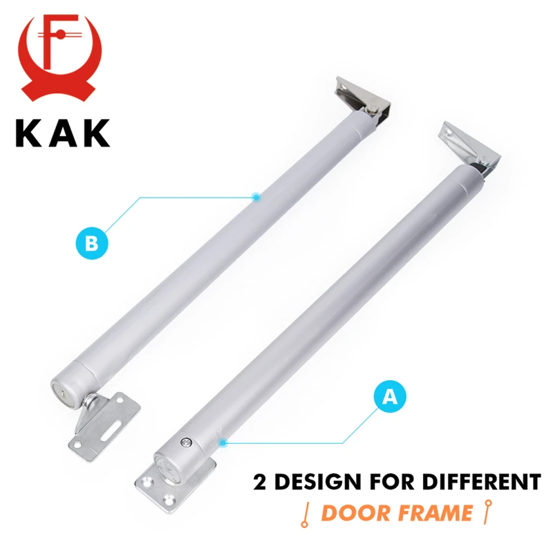 KAK Overhead Door Closer Soft Close Automatic Gas Spring 110 Degree Positioning 30KG 60KG