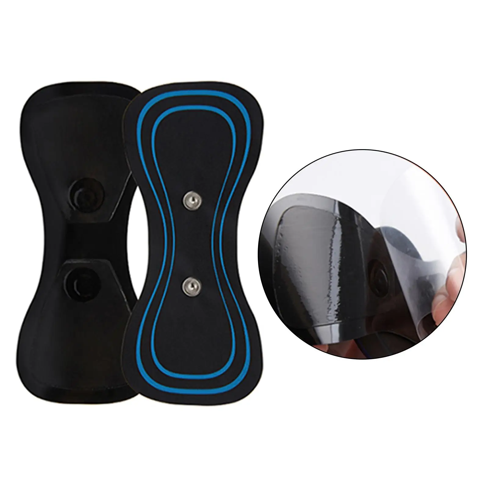 

2 Pieces Cervical Massage Patch Relief Fatigue Body Massager Easy to Carry Neck Back Muscle Stimulator for Neck Waist Elbow Back