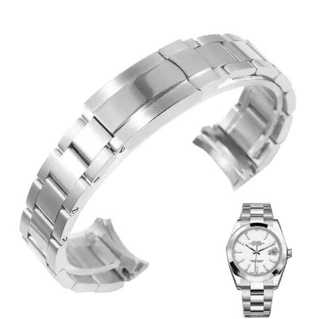 Cinturino Per Orologio In Acciaio Inossidabile 316L Per Rolex Oyster Perpetual Datejust Daytona Submariner Cinturino Per Orologio Da Uomo Di Lusso 20M