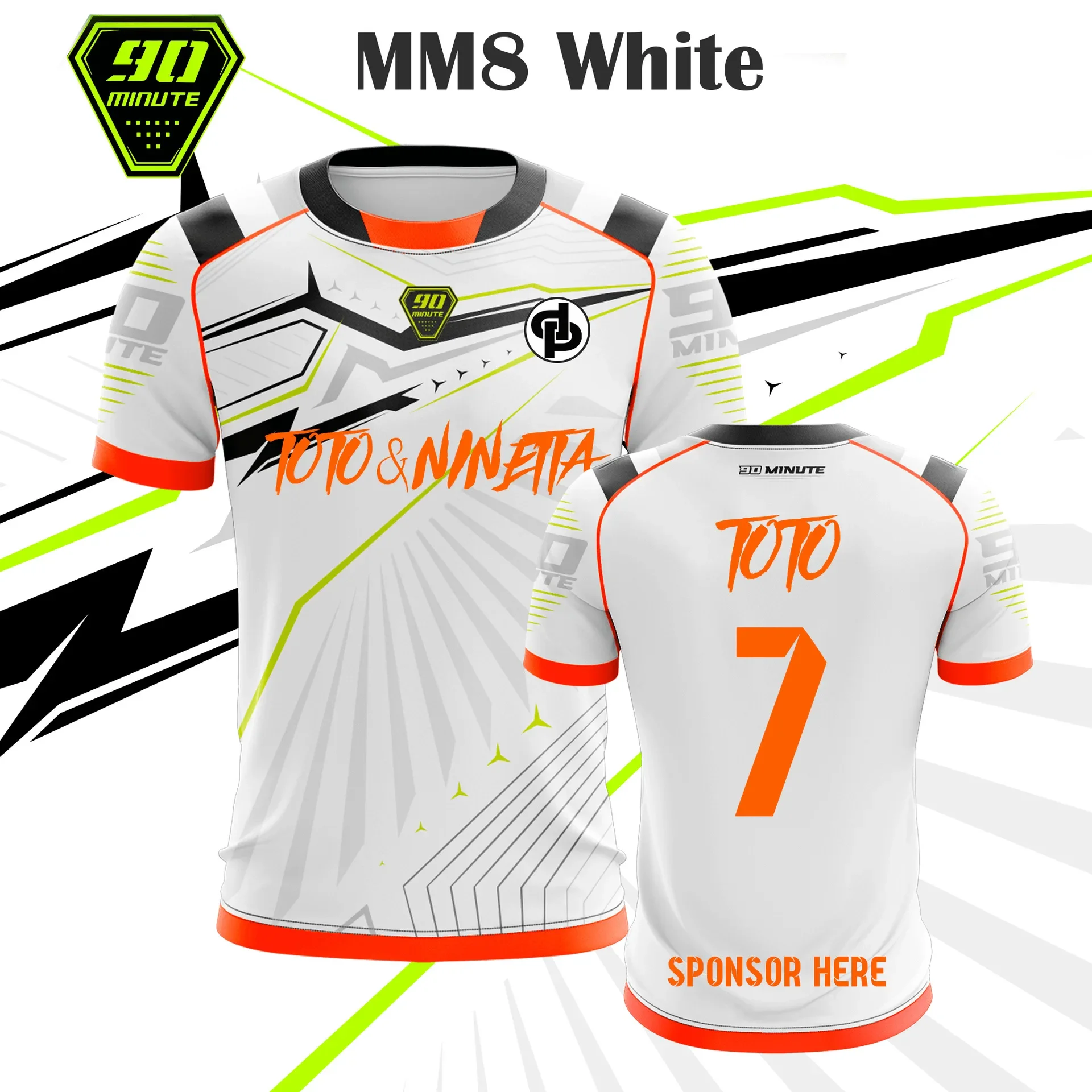 Men and Women Breathable Loose Short-sleeved T-shirt 90-minute Series 3D Printed Tshirts Sports Enthusiast Tops T-shirts