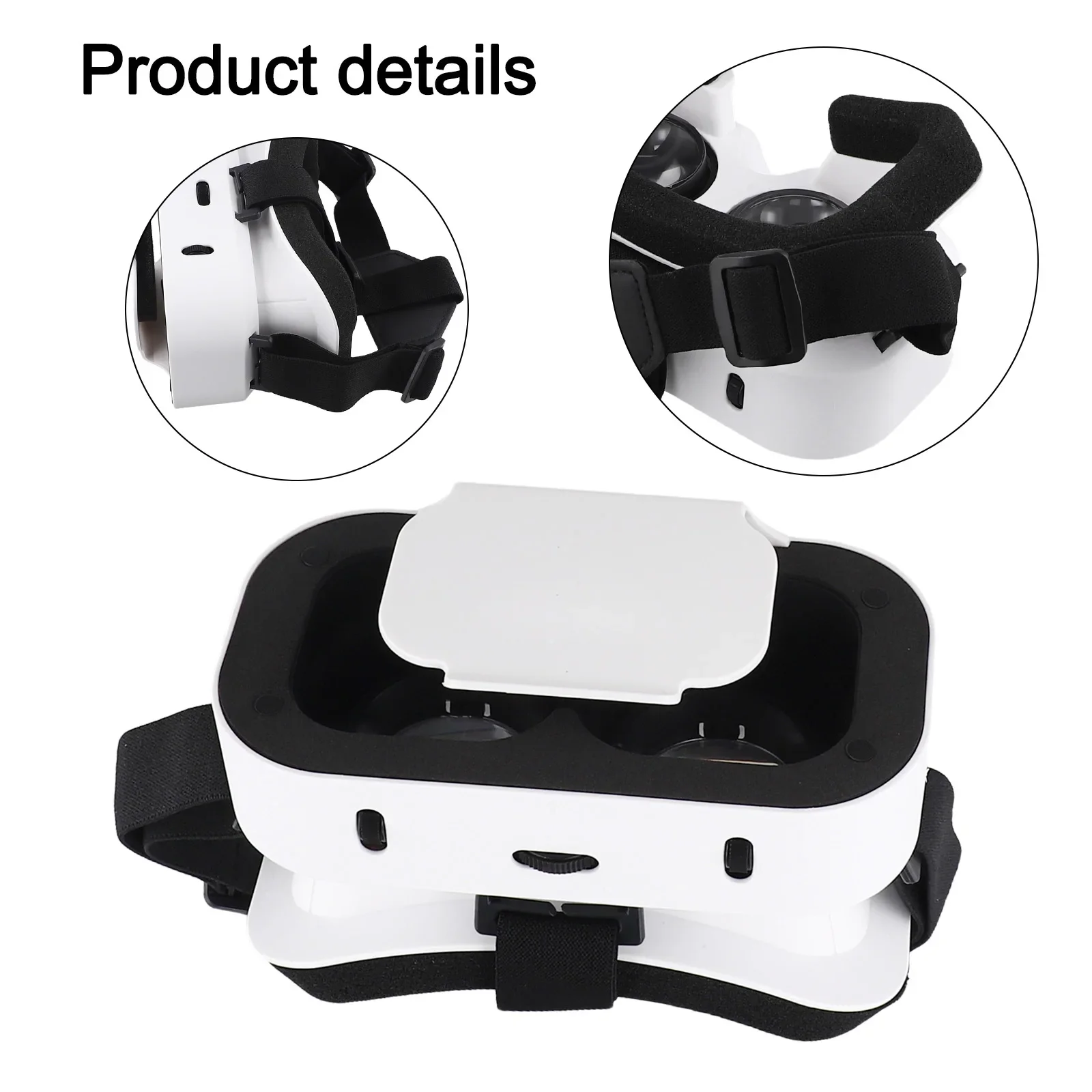 Head Mounted VR Glasses Adjustable Lenses VR Glasses 3D Virtual Reality Immersive Headset For IPhone/Android Accessories