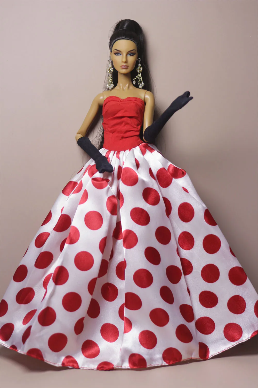 1 Set Doll Clothes 1:6 Scale Dress Gown Outfit for 11.5 Inch 30cm Doll Many Style for Choice Gifts for Girls Doll Accessories #8
