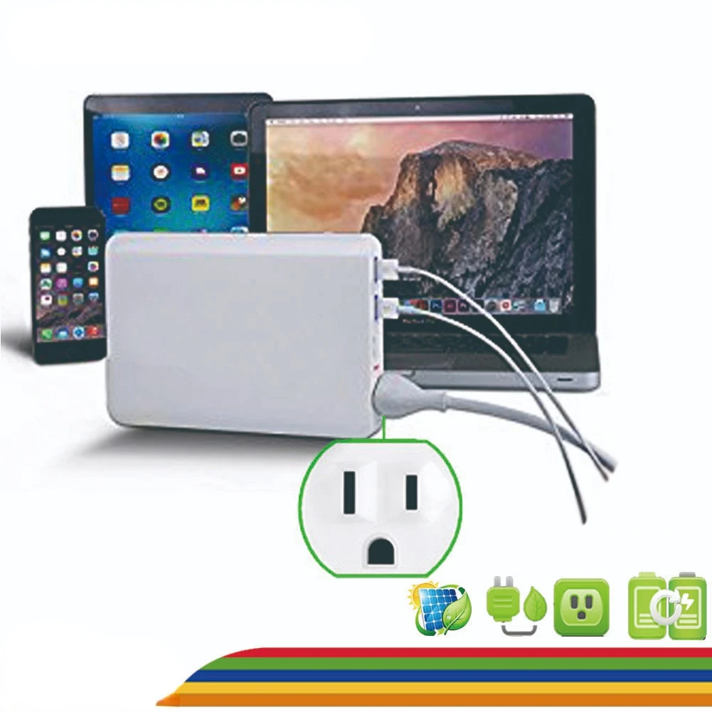 Presa Ca Da 85W Powerstation Powerbank Caricabatteria Esterno Per Laptop Realizzato Per Laptop, Tablet, Smartphone Dispositivi Usb E Ac