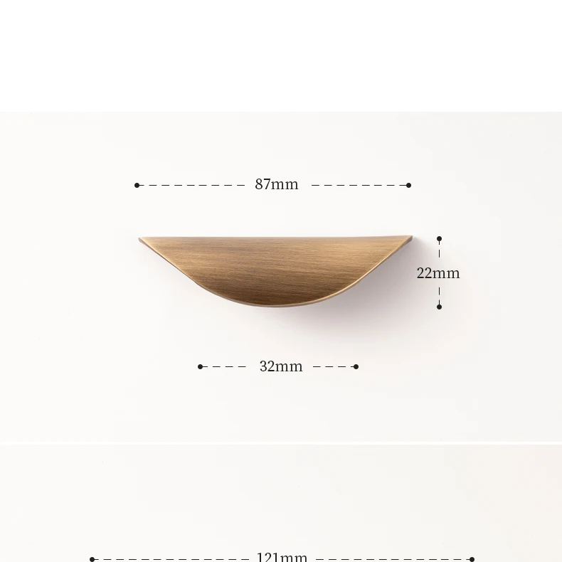 furniture hardware brass cabinet handle