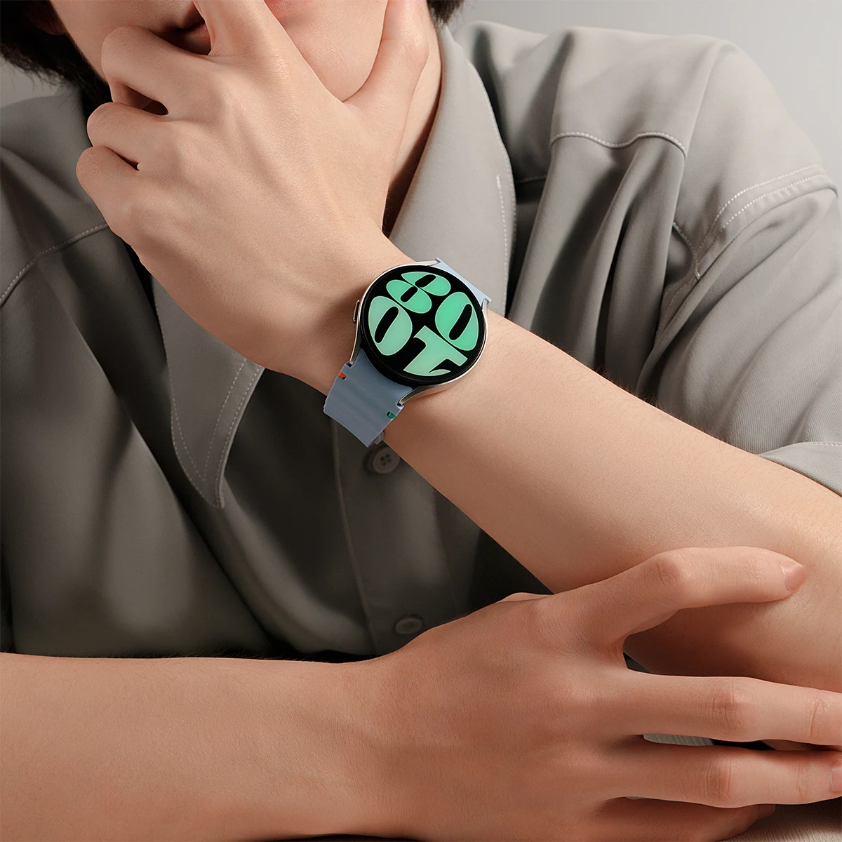 Premium Silicone Smartwatch Band - Universal Fit