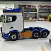 RTR 770S 1/14 RC Tractor Trcuk 6x6 Metal Chassis Remote Control 2-speed Gearbox Car Vehicle Light Sound Set RC Toys THZH2043 4