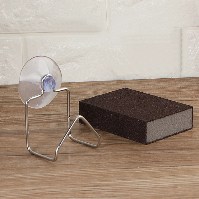 휴대용 스테인리스 스틸 흡입 컵 싱크 랙