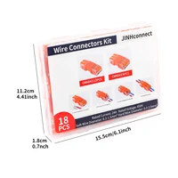 JINH CMK64 Series 18Pcs Mini Quick Connector Universal Compact Push-in Terminal Block Standard Solid Flexible Wires - Image 6