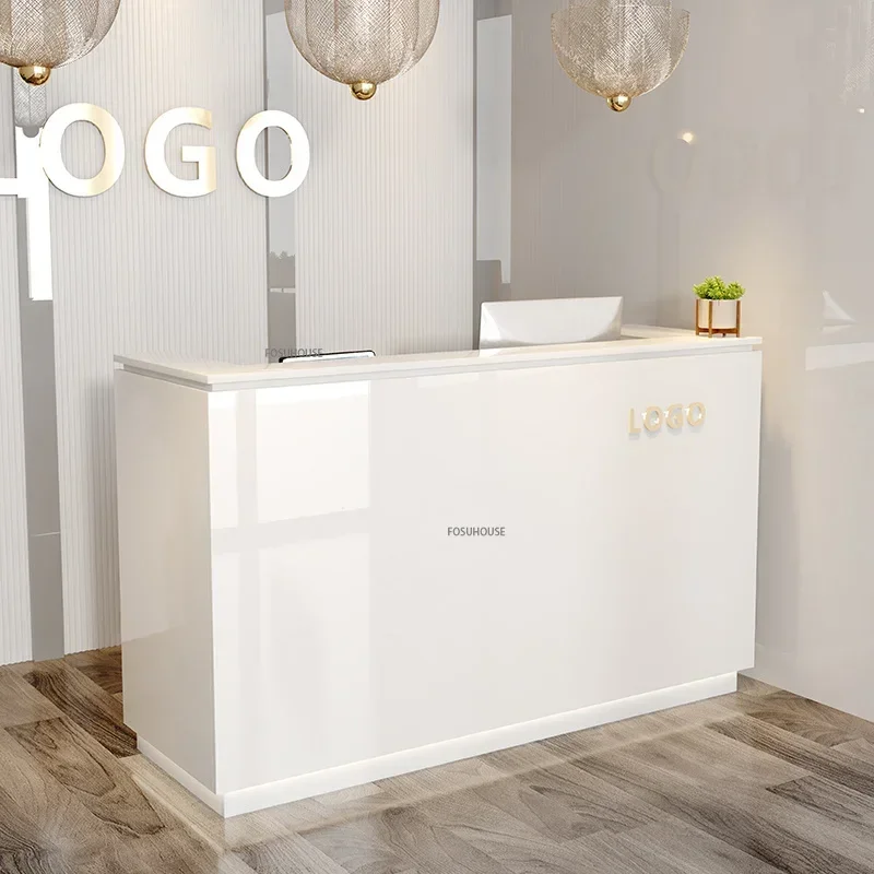 Modern simple cash registers for business Clothing Store Office desk Furniture beauty salon Bar counter table Reception Desk Z
