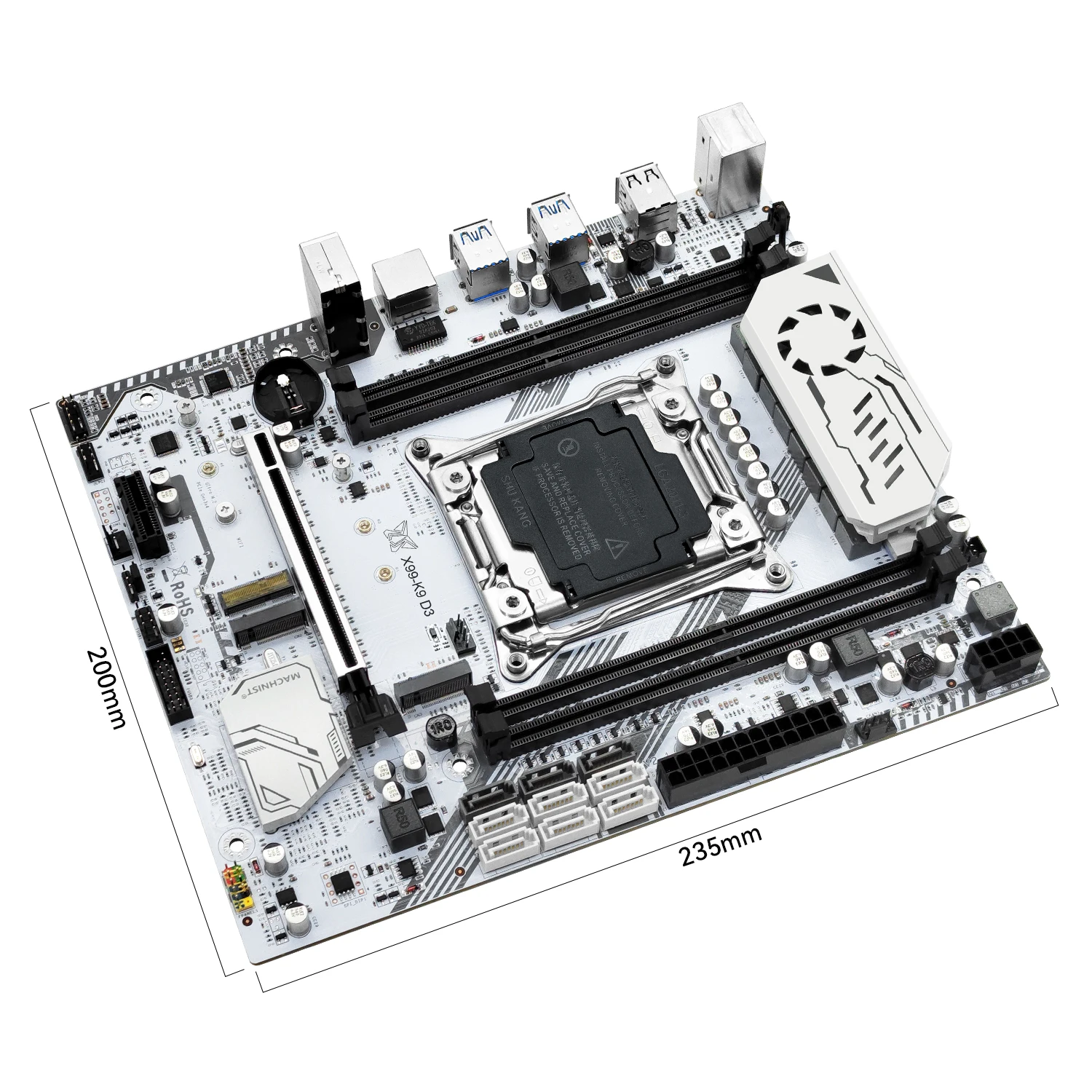 MACHINIST X99 K9-D3 Motherboard Support Xeon E5 2666 V3 /2673 V3