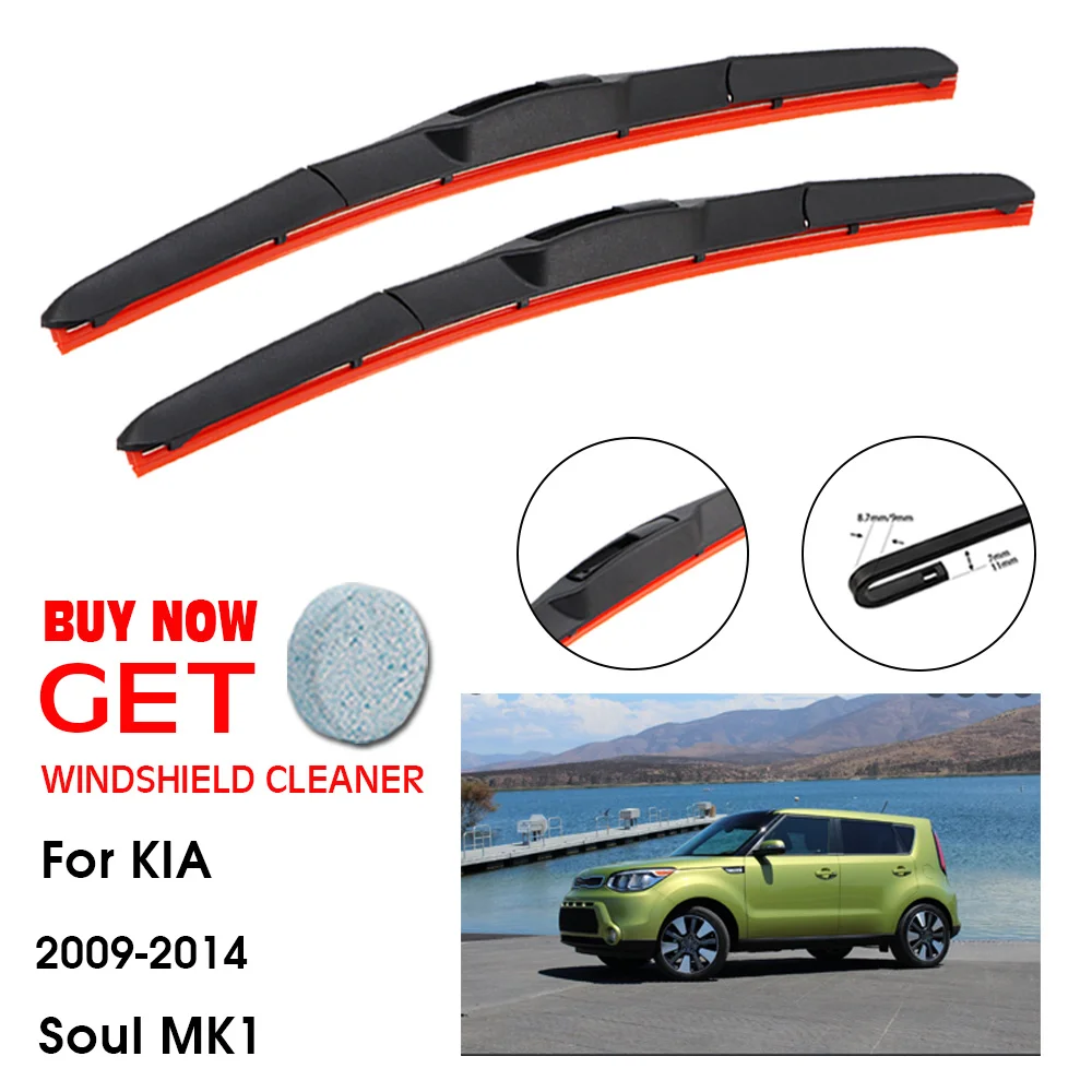 Car Wiper For Kia Soul Mk1 24"+20" 20092014 Front Window Washer