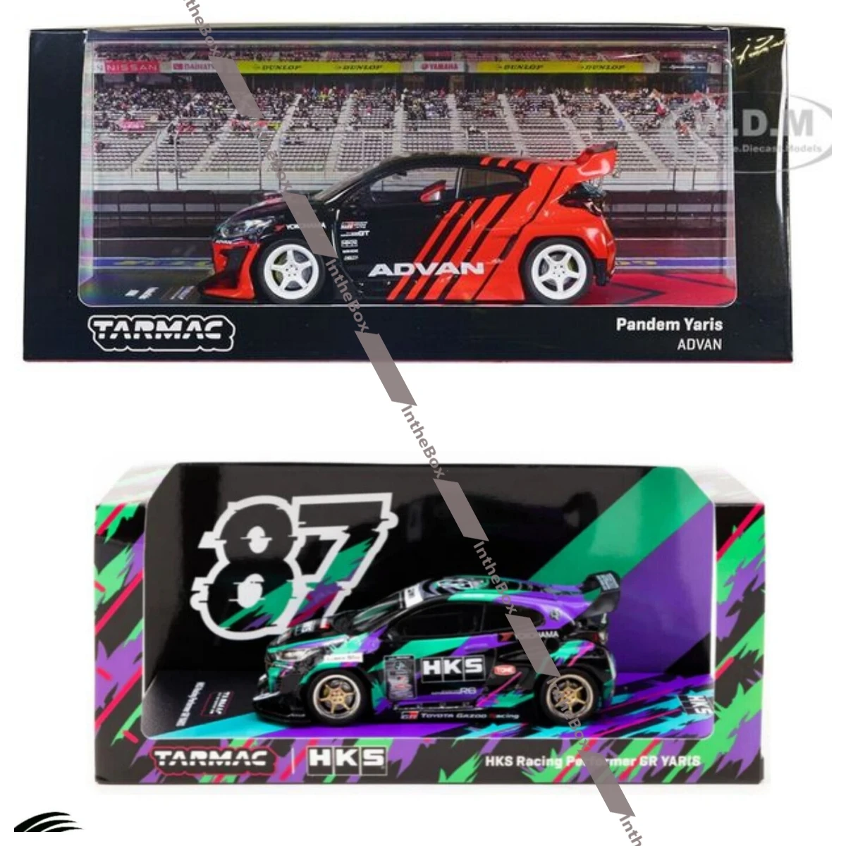 tarmac-nous-memes-1-43-hks-racing-performer-gazyaris-advan-diecast-scale-model-gift-car-collection-limited-edition-hobby-toys