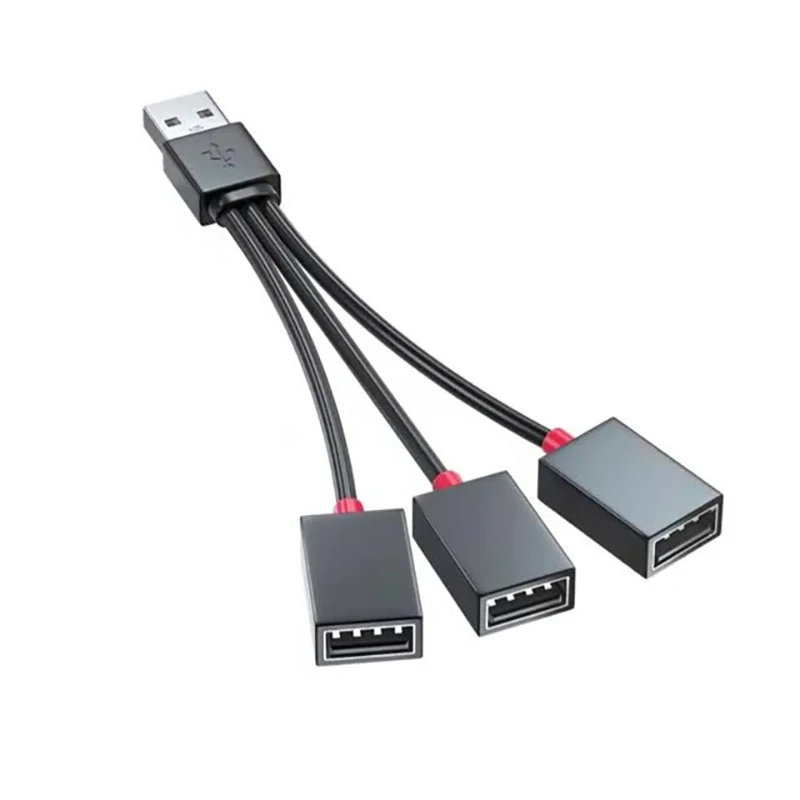 

Разветвитель USB 1 в 3/2, адаптер USB 2.0, Удлинительный шнур питания, Соединительный адаптер для зарядки/передачи данных