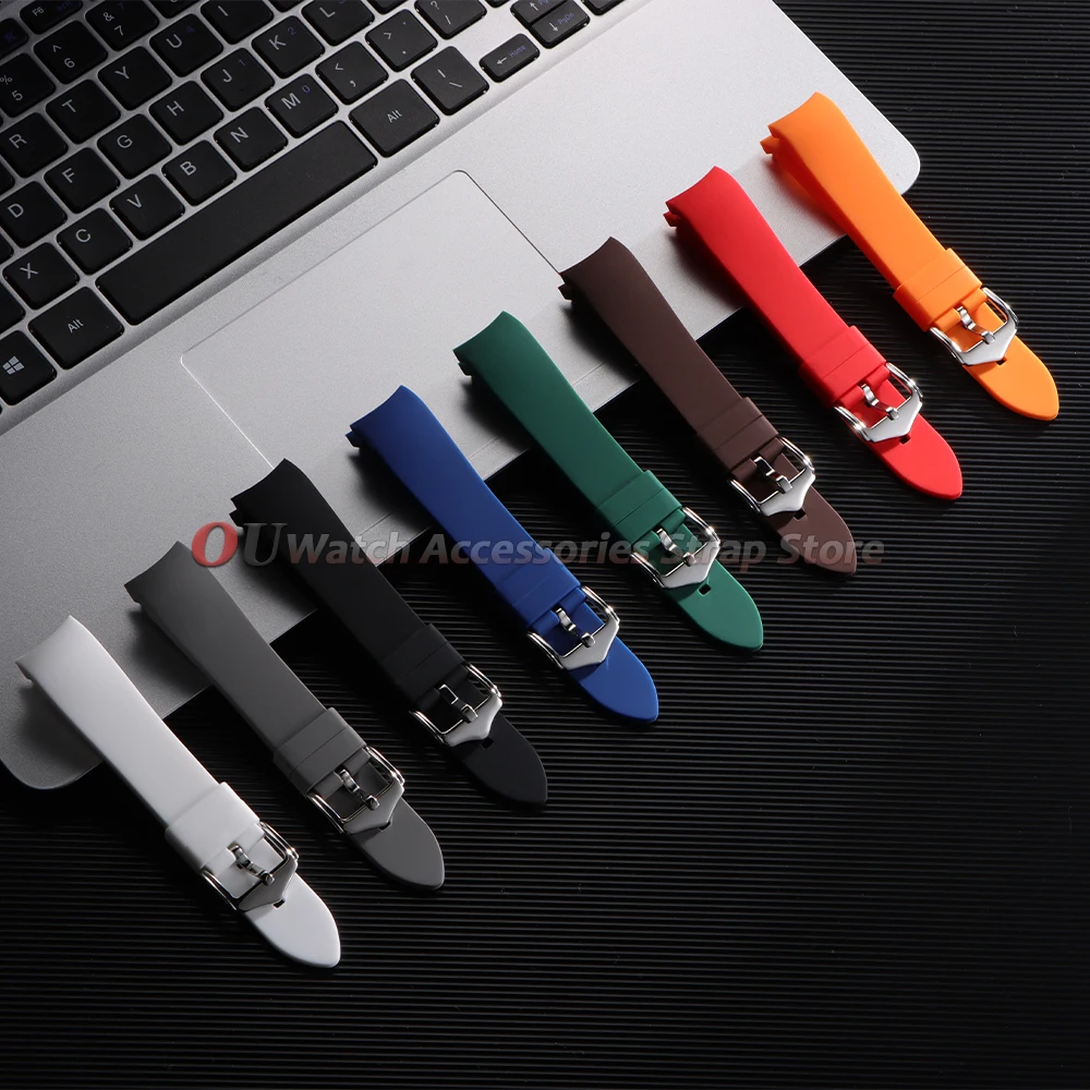 Premium Universal Waterproof Silicone Watch Strap - Soft Rubber Wristband