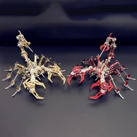 Microworld 3D Metal Puzzle Games Devils Scorpion Model DIY Assemble Colorful Animal Jigsaw Toys Christmas Gifts For Kids Teen 2