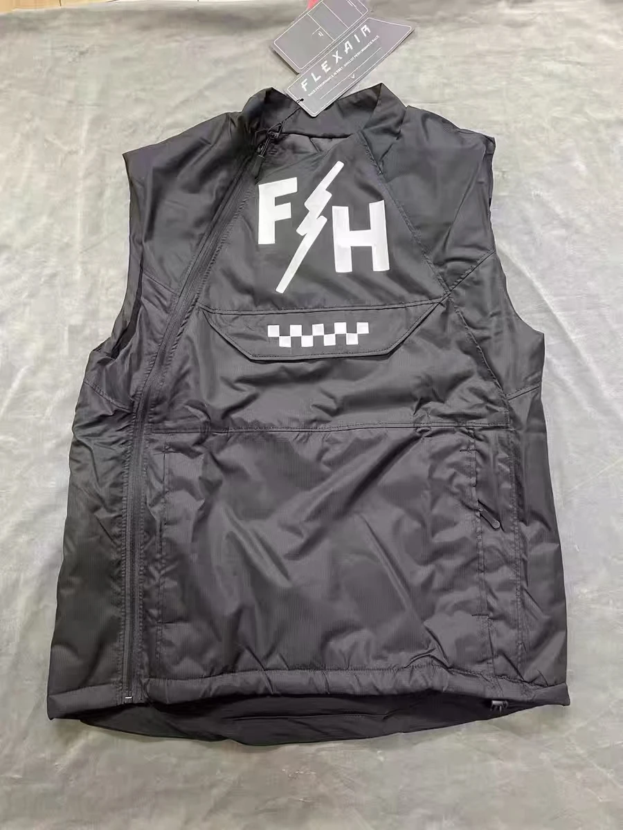 FH-Chaleco Multiple impermeable a prueba de viento para montar en motocross al aire libre, espalda transpirable, chaleco c&aacute;lido windproof motorcycle vest
