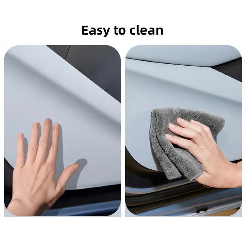 For BYD Seal EV Car Door Anti Kick Pad Leather Anti-Scratch Car Door Edge Protective Pad Car Interior Accessories