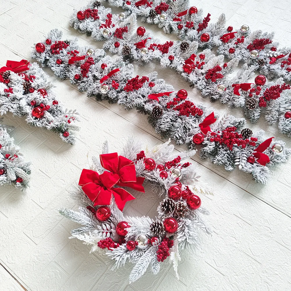 Christmas Flower Wreath Vine 3