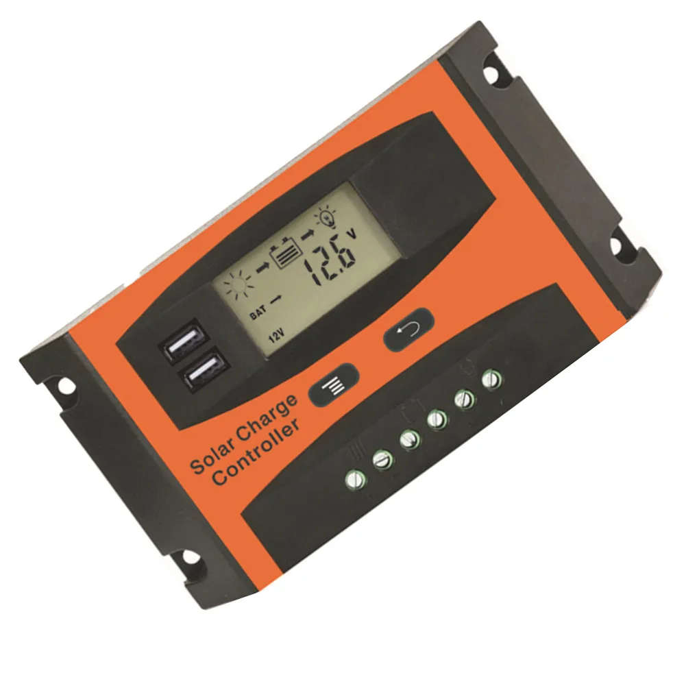

Solar Panels Charger Controller Home Garden Auto Charge Controller LCD Screen Regulator Solar Panel User Manual