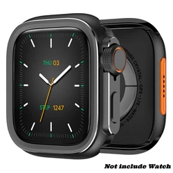 Premium Metal Frame Bumper Case - Sleek Protector Cover for Ultra 1 2 3 49mm (Black)