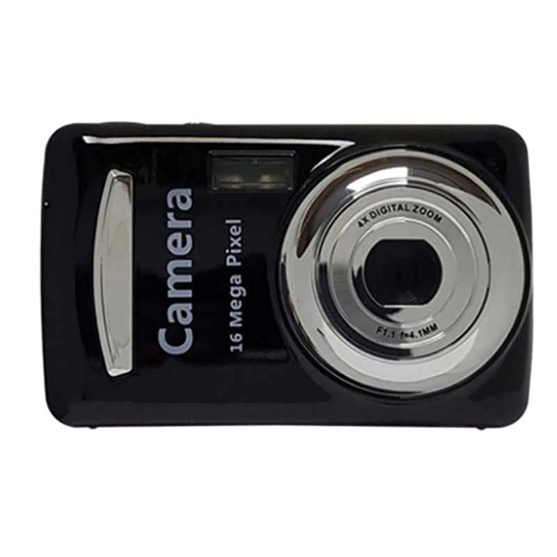 

2X Digital Camera,Portable Cameras 16 Million HD Pixel Compact Home Digital Camera For Kids Teens Seniors Black