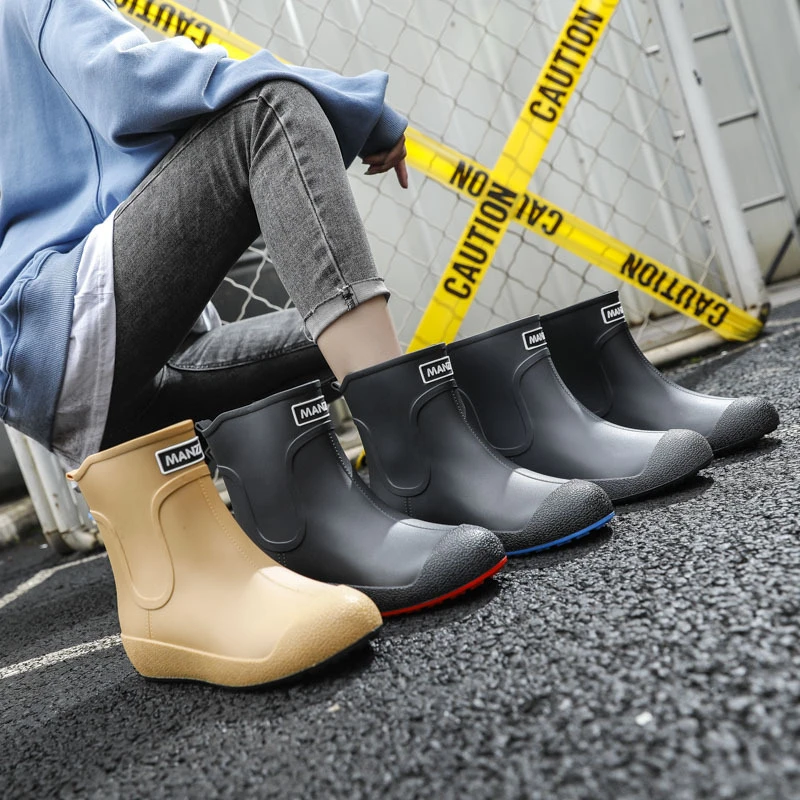 overhead Christchurch Wapenstilstand Men's Waterproof Non-slip Boots | Men Rain Boots Waterproof | Men's Rain Boots  Rubber - Men's Rain Shoes - Aliexpress