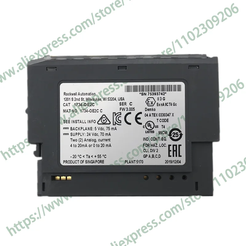 

Новый оригинальный контроллер Plc 1734-OE2C Moudle Быстрая доставка