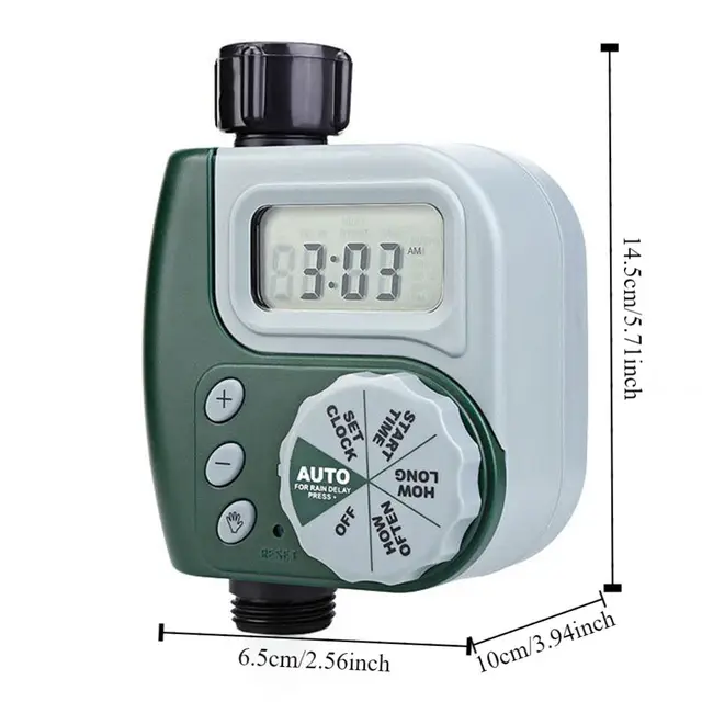 Automatic Timer Irrigation Controller Digital Display Multifunctional Programmable Hose Timer Durable Electronic Sprinkler Timer 6