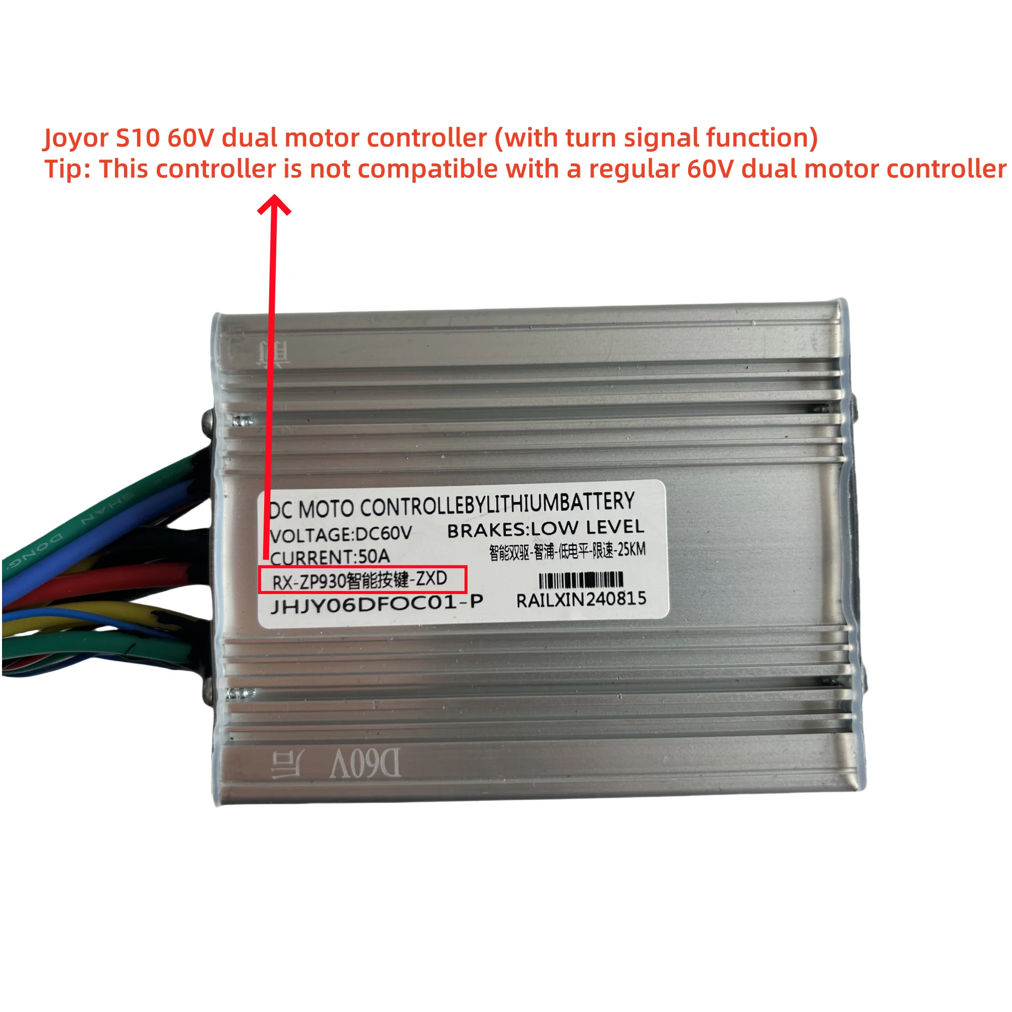 Original JOYOR S10 Dual Motor Controller Elektroroller S Serie 48V 60V vorne hinten Motoren Integrierte Controller Ersatzteile – Detail 1