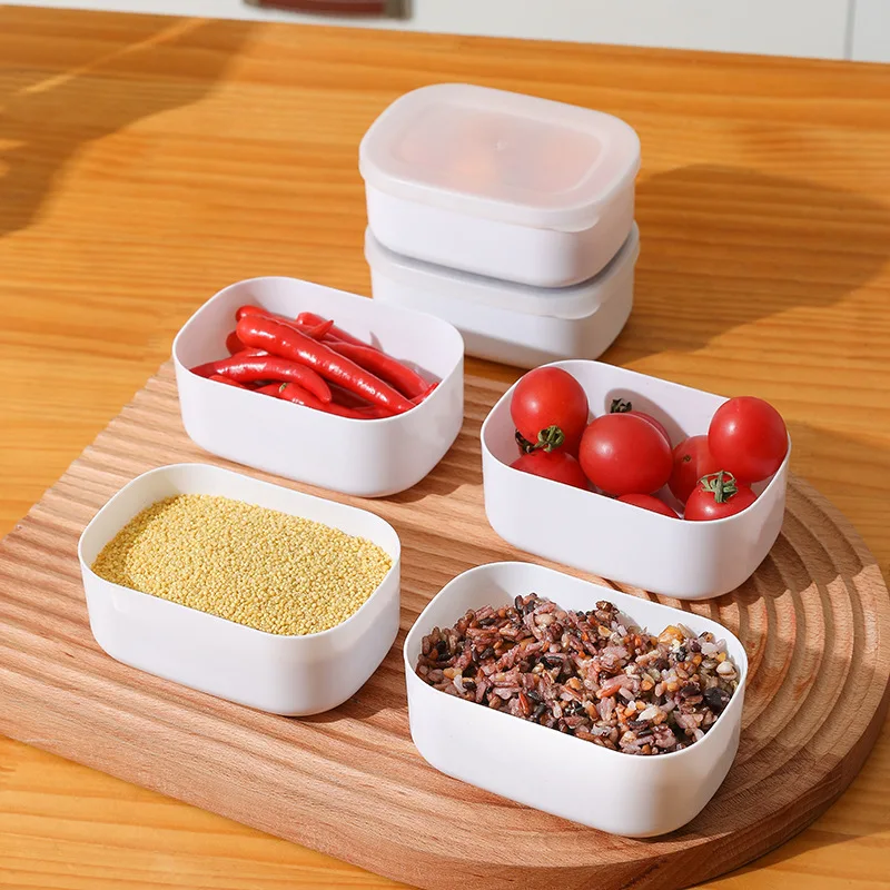 Multigrain Rice Freezing Containers for Portioning, Brown Rice Boxes for Weight Loss Meals with Fixed Quantities, Small Lunch Bo 2