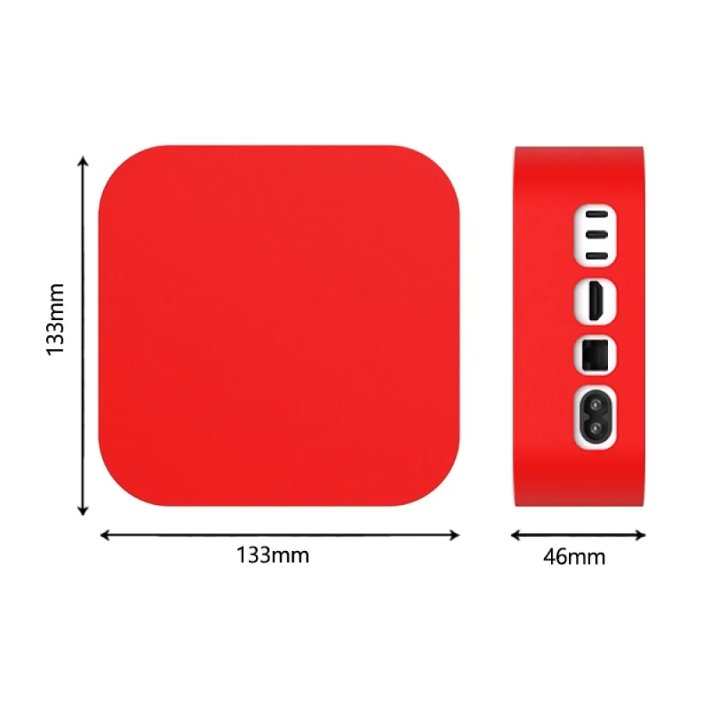 Custodia In Silicone Morbido Per Mac Mini M4 Pro / M4 (2024) - Trasparente Fumé, Protezione Da Urti E Polvere, Vestibilità Precisa