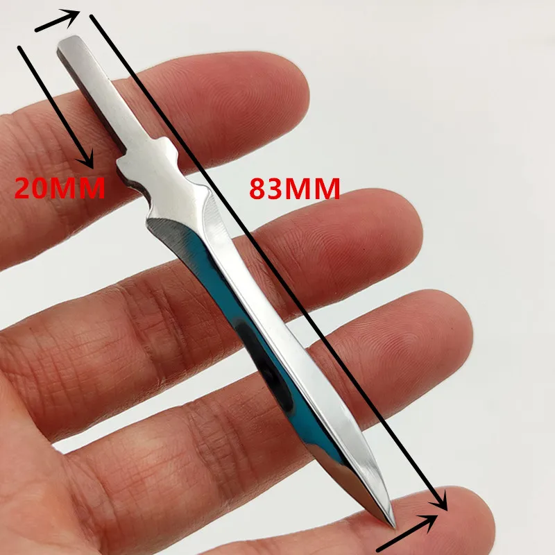 Stainless Steel Tea Knife for DIY, Tea Sword, Full-finished, Mirror, Laser Pattern, Production