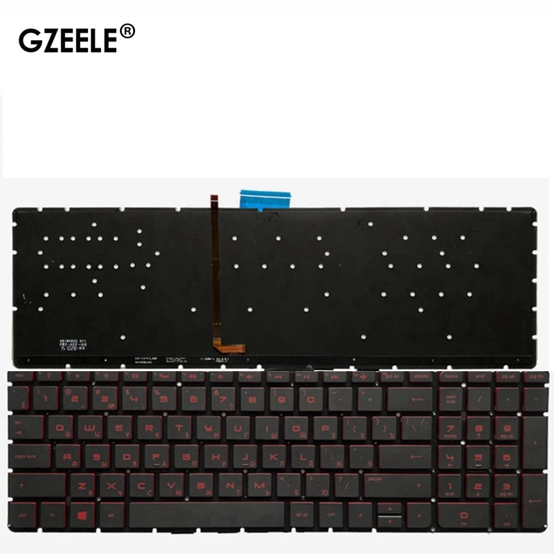 Фото Русская клавиатура с подсветкой для HP pavilion 15-AU 15-AB 15-AQ 15-AW 15-BK 15-BC M7-N 17-G Envy X360 №5