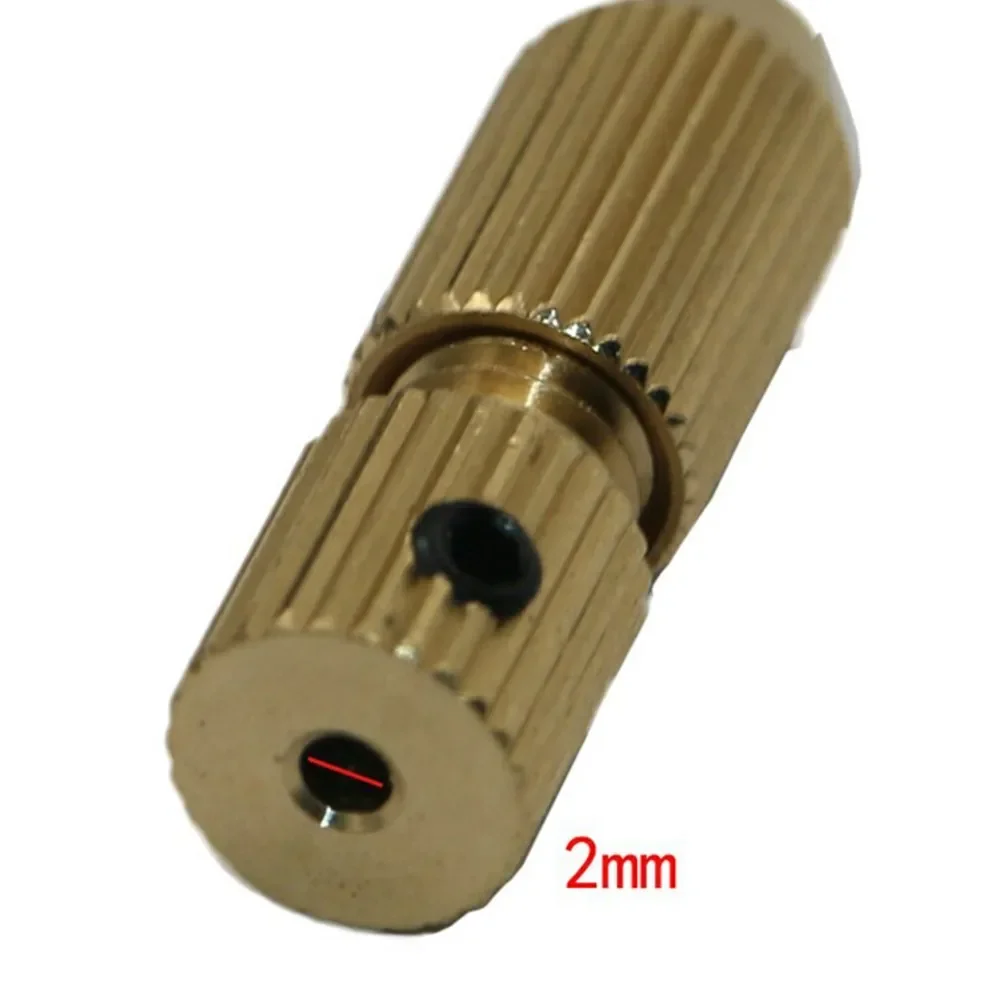 Versatile Electric Motor Shaft Clamp Fixture Chuck 2 3mm Brass For 0 8mm 1 5mm Micro Drill Bit And Small Wrench