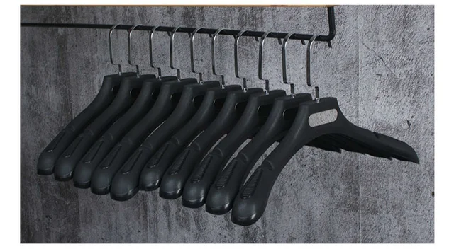 Man Women Suit Hanger Widened Thick Flat Hook Plastic Hangers Garment  Display Hanger Store Fixture - Hangers - AliExpress