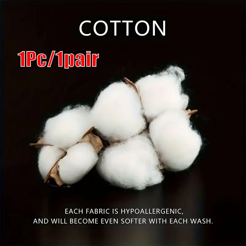 1pc/2pcs Luxurious 100% cotton Brushed Twill Weave Pillowcase, Envelope Closure, Soft Cozy Bed Pillow Cover, 48x74cm 2