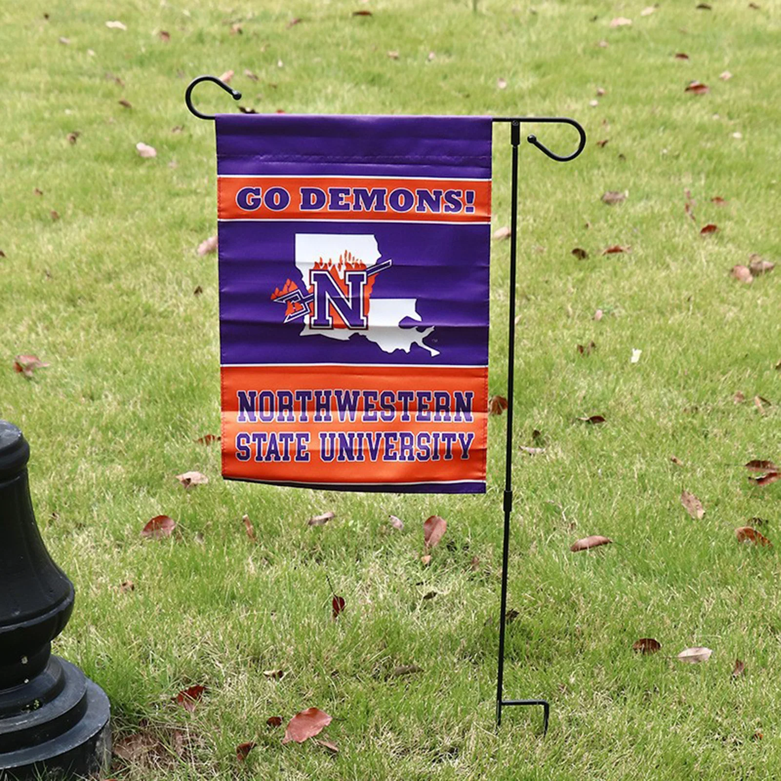 Garden Flag Stand Garden Flag Pole Holder Metal Flagpole Stable Flags Stand Black Banner Pole Stands