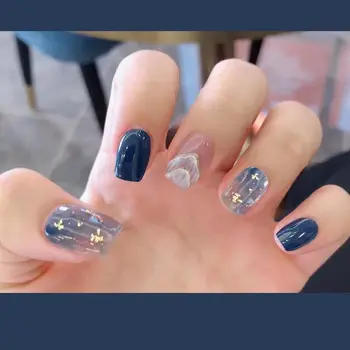 24Pcs-Box-Sweet-Short-Round-Square-Head-False-Nail-Art-Full-Cover-Detachable-Artificial-Fake-Nails jpg