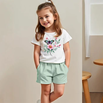 Girls Butterfly Summer Set 1